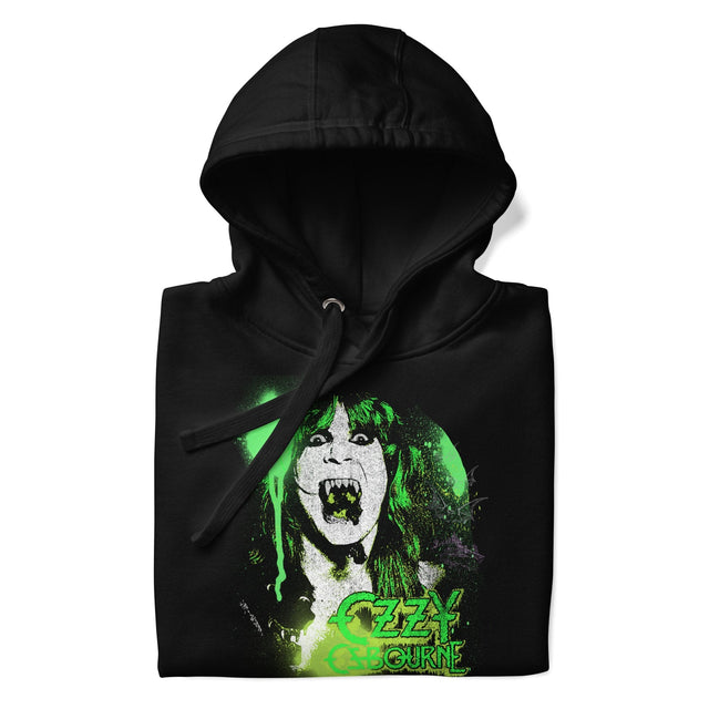 Ozzy Osbourne Green Screaming Classic Hoodie