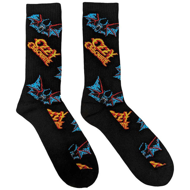 Ozzy Osbourne - Logos & Bats [Socks]