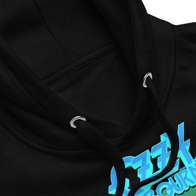 Ozzy Osbourne Neon Blue Bat Classic Hoodie