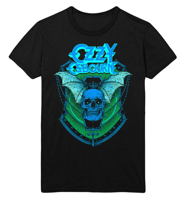 Ozzy Osbourne Neon Blue Bat T-Shirt