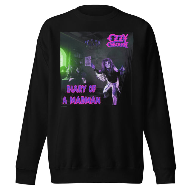 Ozzy Osbourne Purple Diary Jumbo Print Sweatshirt