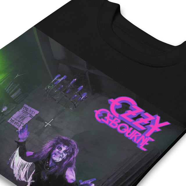 Ozzy Osbourne Purple Diary Jumbo Print Sweatshirt