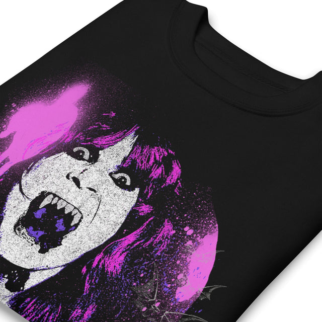 Ozzy Osbourne Purple Screaming Jumbo Print Sweatshirt