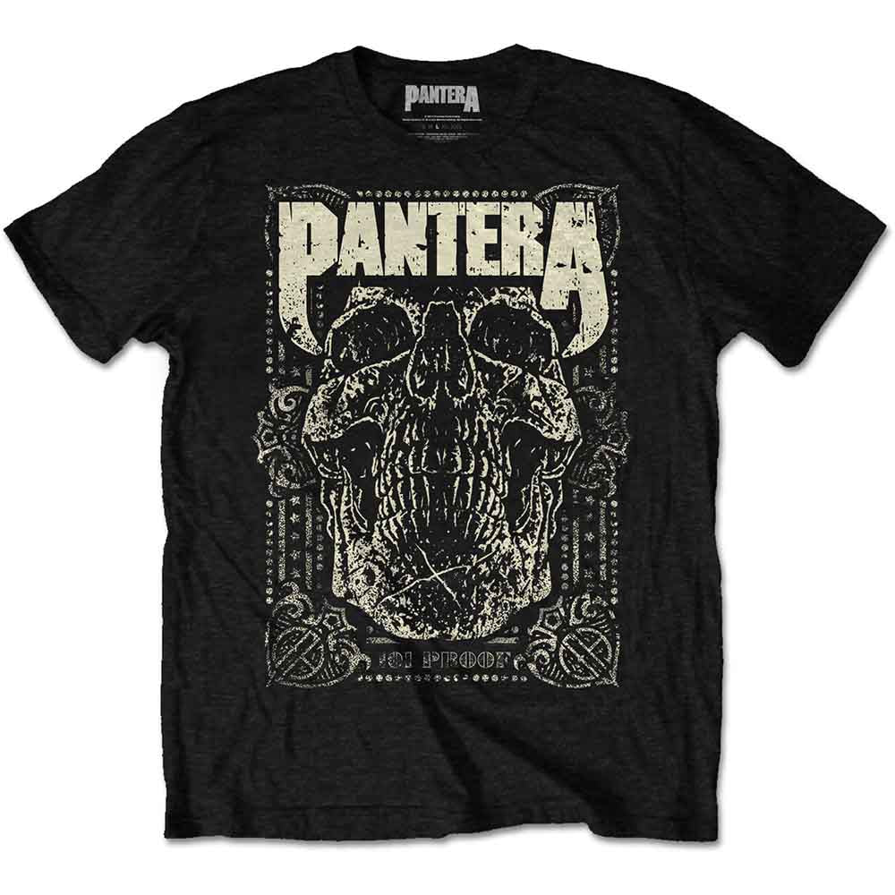 Pantera - Camiseta con calavera a prueba de 101
