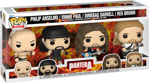 FUNKO POP! ROCKS: Pantera - 4pk (Large Item, Vinyl Figure) [Action Figure]