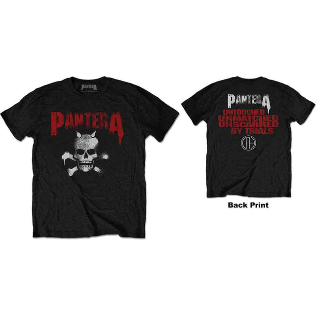 Pantera Horned Skull Stencil [T-Shirt]