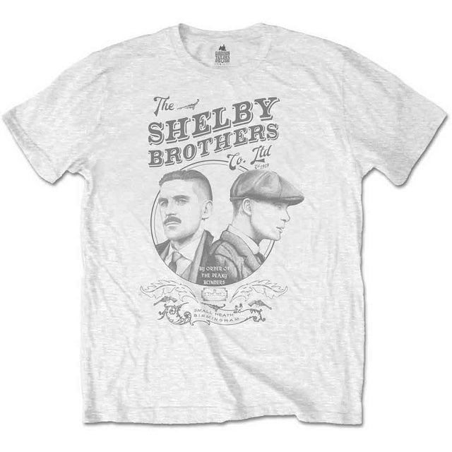 Peaky Blinders - Camiseta con caras circulares de los hermanos Shelby