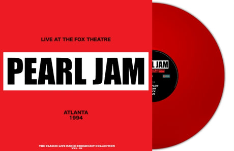 Pearl Jam Live at the Fox Theatre, Atlanta 1994 (180 Gram Red Vinyl) [Import] Vinyl - Paladin Vinyl
