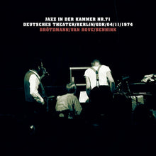 PETER BROTZMANN/FRED VAN HOVE/HAN BENNINK - Jazz in der Kammer Nr.71 [Vinyl]
