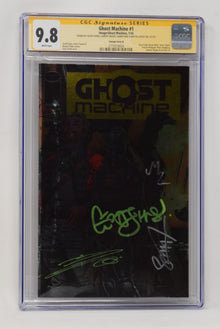 Ghost Machine (One Shot) B Gary Frank Foil Variant SIGNED Geoff Johns (01/24/2024) Image