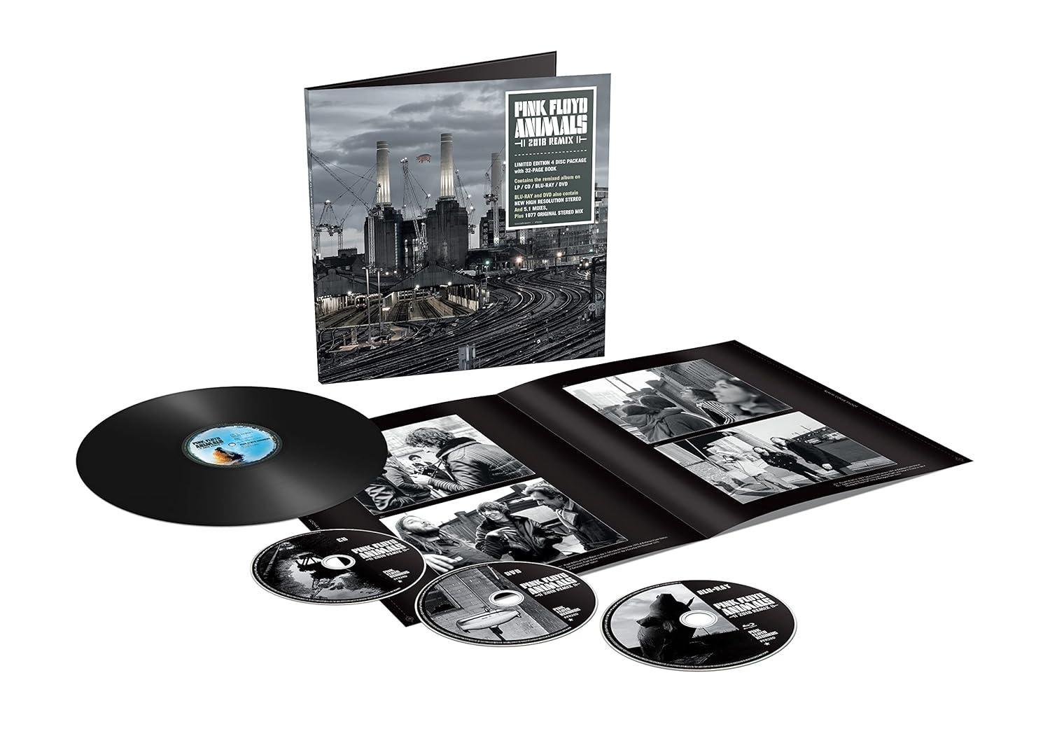 Animals: 2018 Remix (Boxed Set, With CD, With Blu-ray, With DVD, 180 Gram Vinyl) [Vinyl]