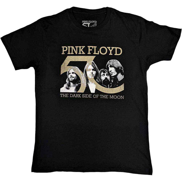 Pink Floyd Band Photo & 50th Logo T-Shirt