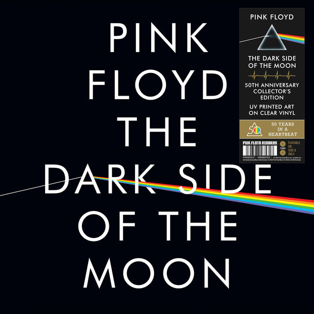 PINK FLOYD - The Dark Side Of The Moon (50th Anniversary) [2023 Remaster] (2LP UV Printed Clear Vinyl Collector's Edition) [Vinyl]