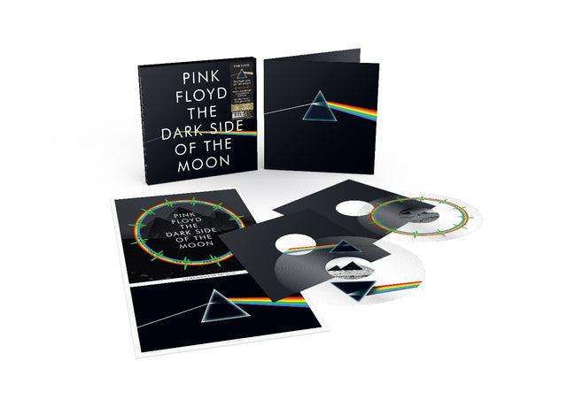 PINK FLOYD - The Dark Side Of The Moon (50th Anniversary) [2023 Remaster] (2LP UV Printed Clear Vinyl Collector's Edition) [Vinyl]