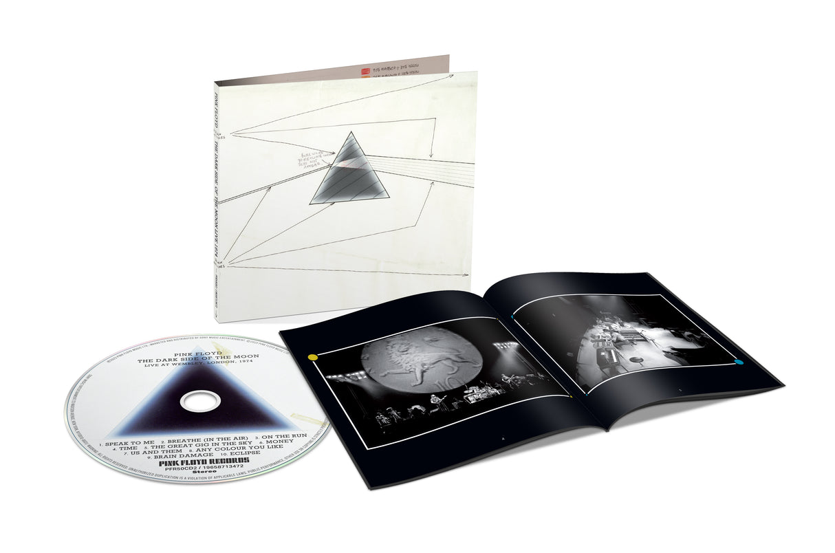 Pink Floyd - El lado oscuro de la luna - En vivo en Wembley Empire Pool, Londres, 1974 [CD]