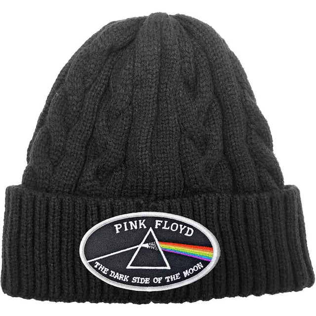 Pink Floyd - El lado oscuro de la luna con borde blanco [gorro]