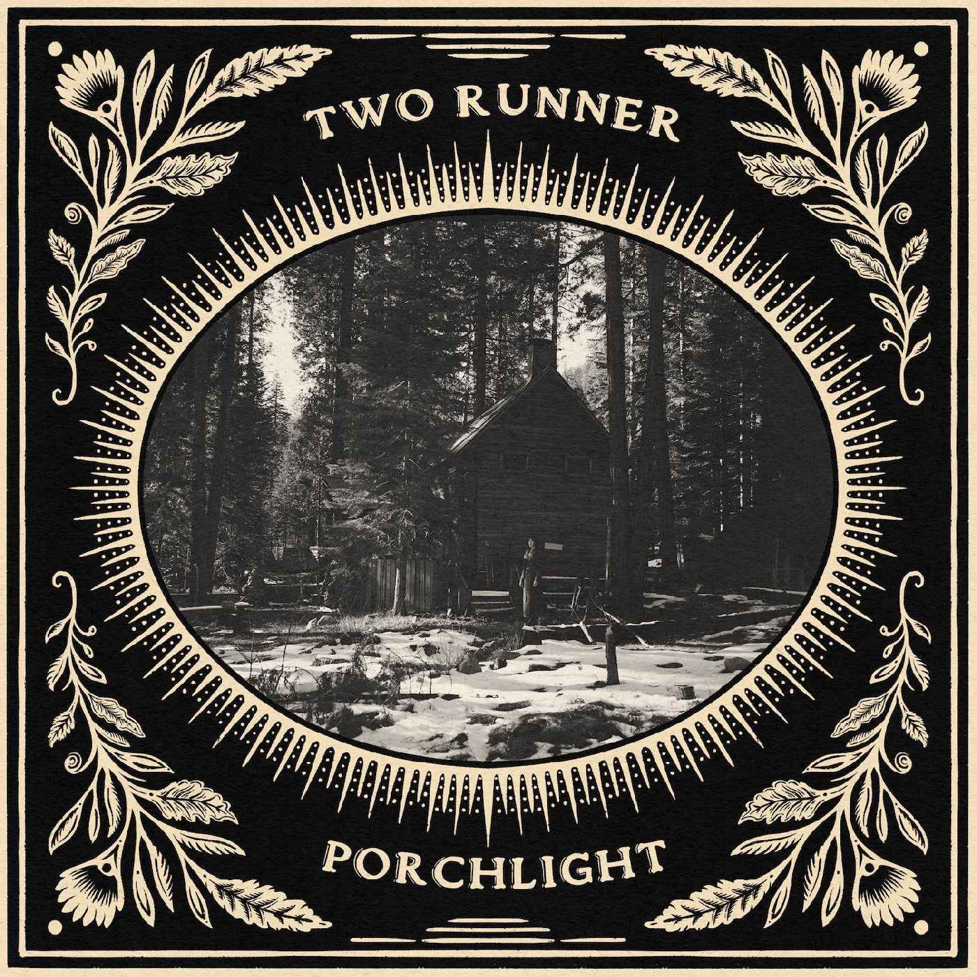 Two Runner - Porchlight (STRAWBERRY SMOG BURGUNDY & BLACK SMOKE VINYL) [Vinyl]