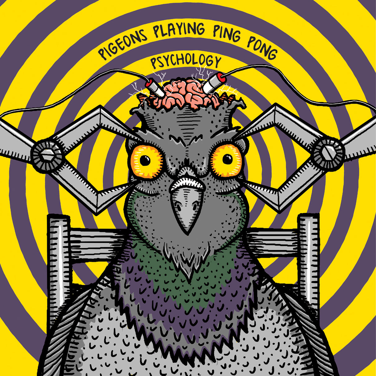 Pigeons Playing Ping Pong - Psychology (2LP Yellow w/ Purple Splatter) [Vinyl]