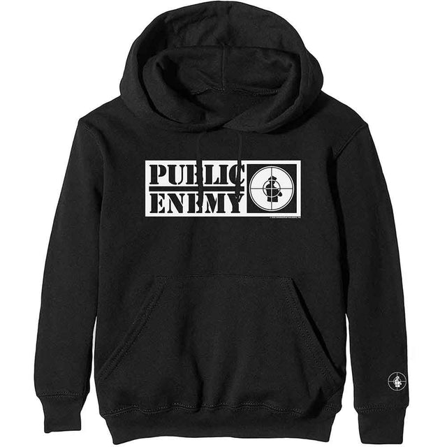 Sudadera con capucha con el logotipo de Public Enemy - Crosshairs