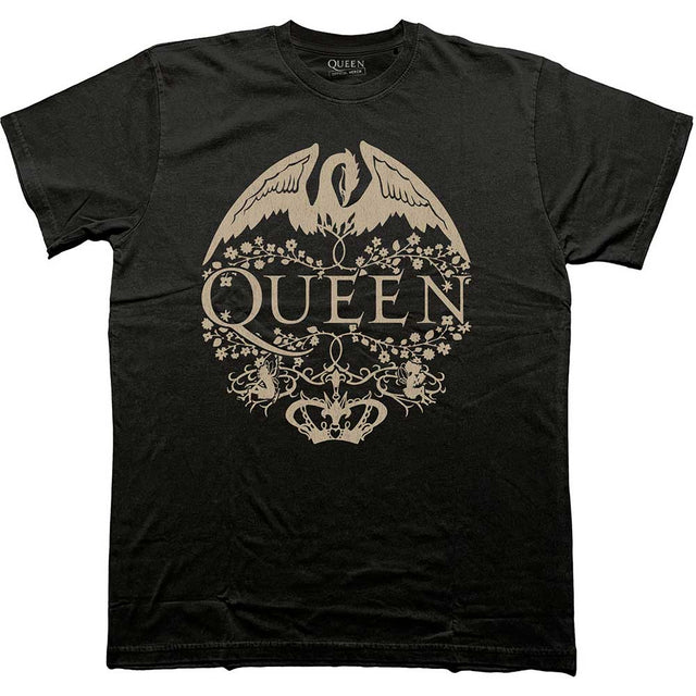 Queen - Floral Crest Mono []