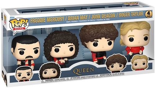 FUNKO POP! Rocks: Queen - 4-Pack (Large Item, Vinyl Figure, 4 Pack) [Action Figure]