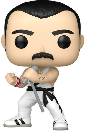 Queen - Funko POP! Rocks: Queen - Freddie Mercury (White Singlet) (Vinyl Figure, Collectible) [Action Figure]