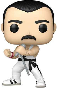 Queen - Funko POP! Rocks: Queen - Freddie Mercury (White Singlet) (Vinyl Figure, Collectible) [Action Figure]