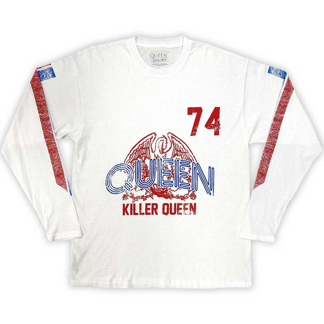 Queen - Killer Queen '74 Stripes [L/S Shirt]