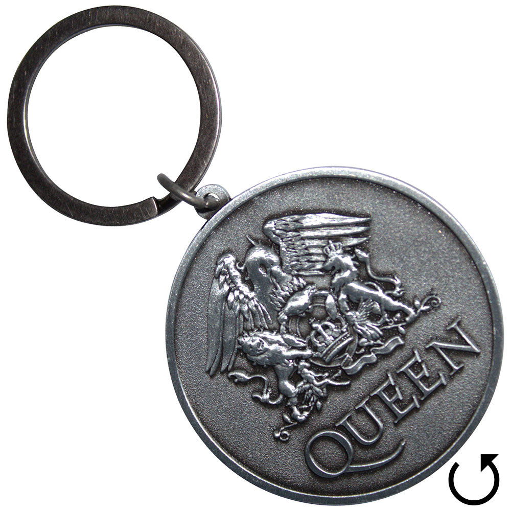 Queen Silver Crest Double Sided [Keychain]