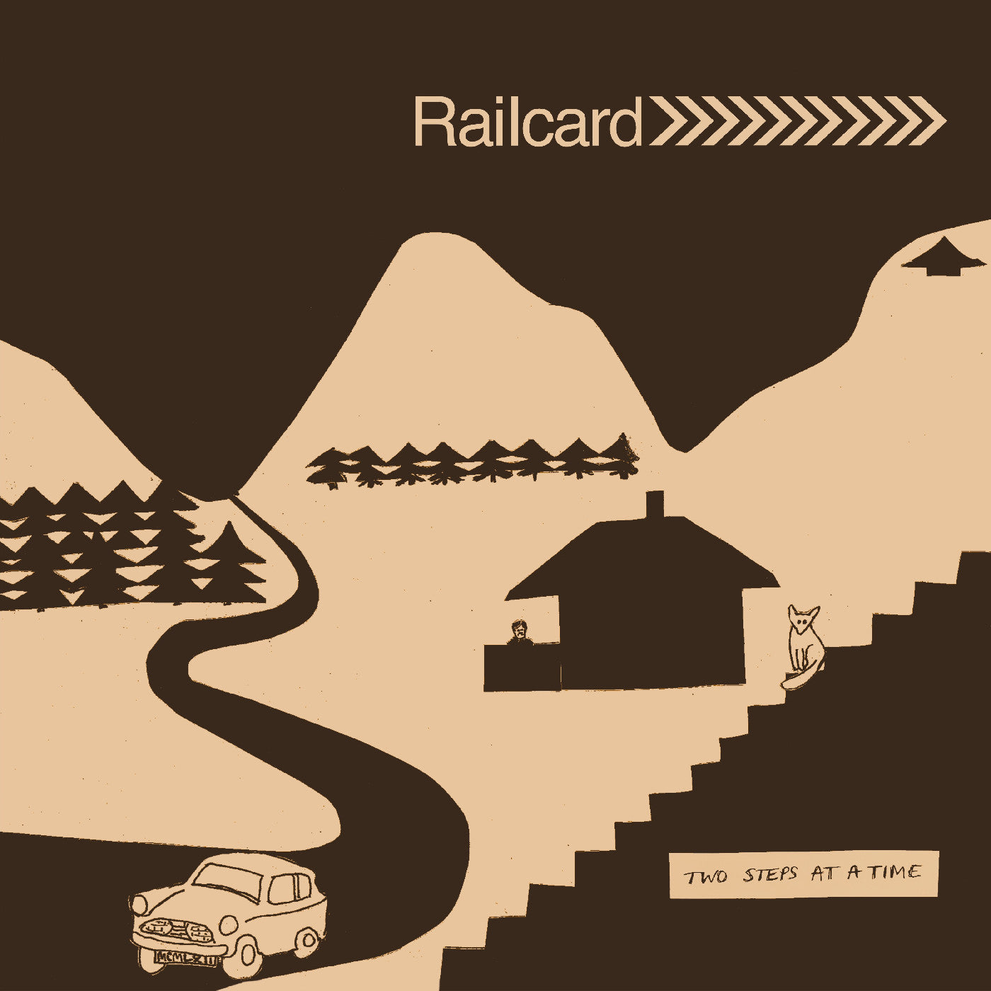 Railcard - Two Steps At A Time [Transparent Tan Vinyl] [Vinyl]