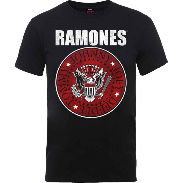 Ramones - Camiseta con sello de relleno rojo