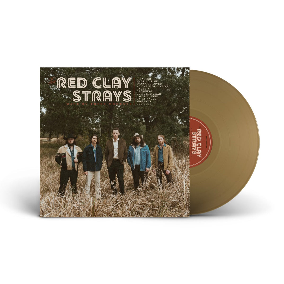 Red Clay Strays - Made By These Moments (Vinilo de color, dorado, funda de LP con solapa desplegable) [Vinilo]