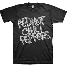 RED HOT CHILI PEPPERS Black & White Logo [T-Shirt]
