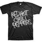 RED HOT CHILI PEPPERS Black & White Logo [T-Shirt]