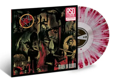 SLAYER Reign In Blood [RSD Clear Red Splatter] Vinyl