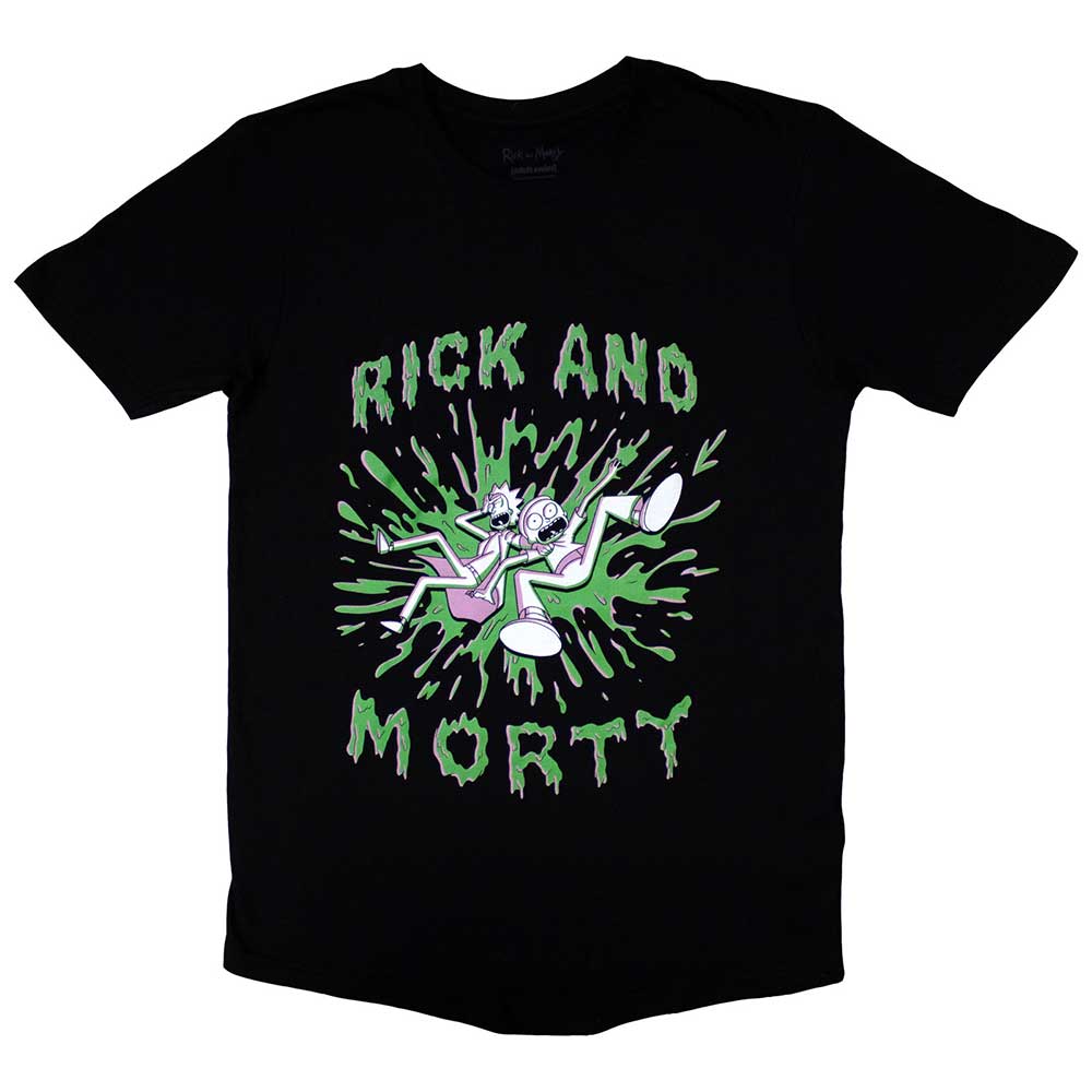 Rick & Morty Green Splat [T-Shirt]