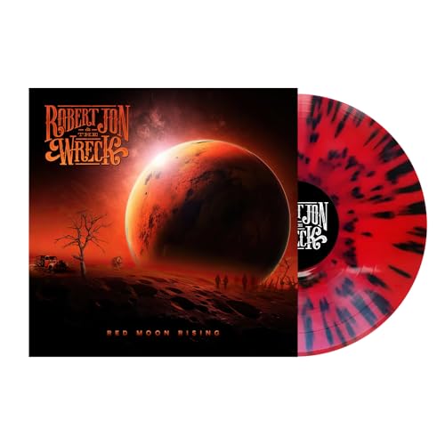 Robert Jon &amp; The Wreck - Red Moon Rising [LP con salpicaduras de rojo y negro] [Vinilo]