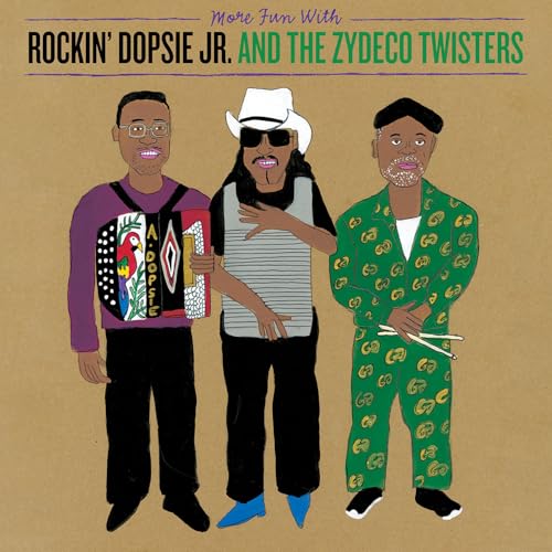 Rockin' Dopsie Jr. &amp; The Zydeco Twisters - Más diversión con Rockin' Dopsie, Jr. &amp; The Zydeco Twisters [LP morado translúcido] [Vinilo]