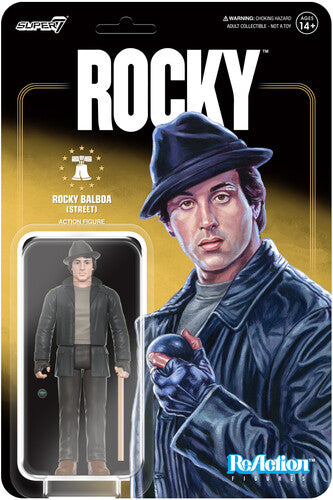 Rocky - Super7 - Rocky I - ReAction Wv3 - Rocky Balboa (Street) (Collectible, Figure, Action Figure) [Action Figure]