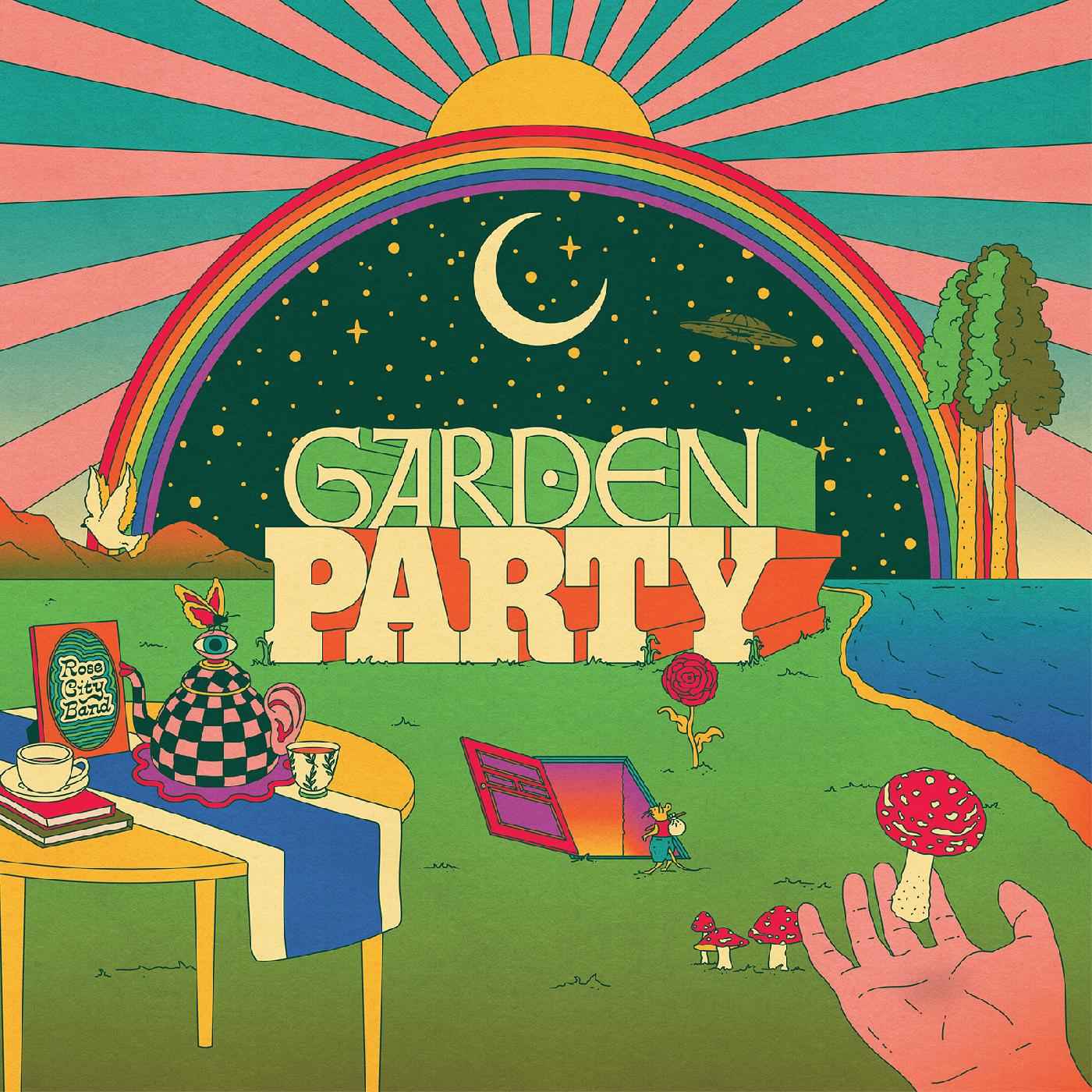 Rose City Band - Garden Party (Indie Exclusive Clear With Purple Vinyl) [Vinyl]