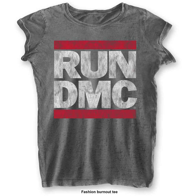 Camiseta de manga corta con el logotipo de DMC de Run DMC