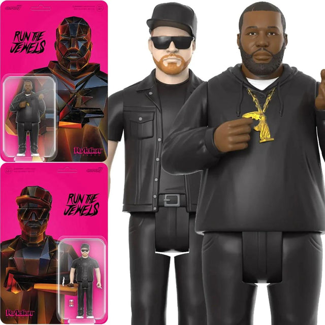 Run the Jewels - Super7 - Run the Jewels ReAction Figures Wave 2 Set - Dangerous Killer Mike and El-P (Large Item, Collectible, Figure, Action Figure) [Action Figure]