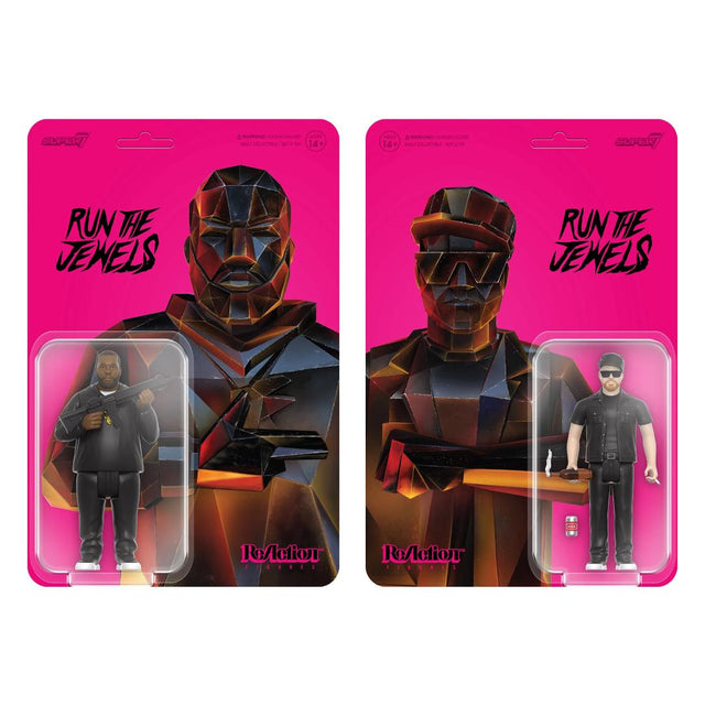 Run the Jewels - Super7 - Run the Jewels ReAction Figures Wave 2 Set - Dangerous Killer Mike and El-P (Large Item, Collectible, Figure, Action Figure) [Action Figure]