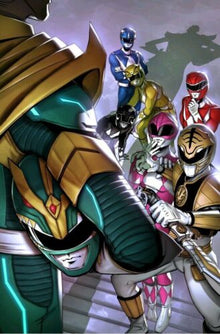 MIGHTY MORPHIN #4 BOOM 2021 ANDRES LABRADA VIRGIN Green Power Ranger VARIANT