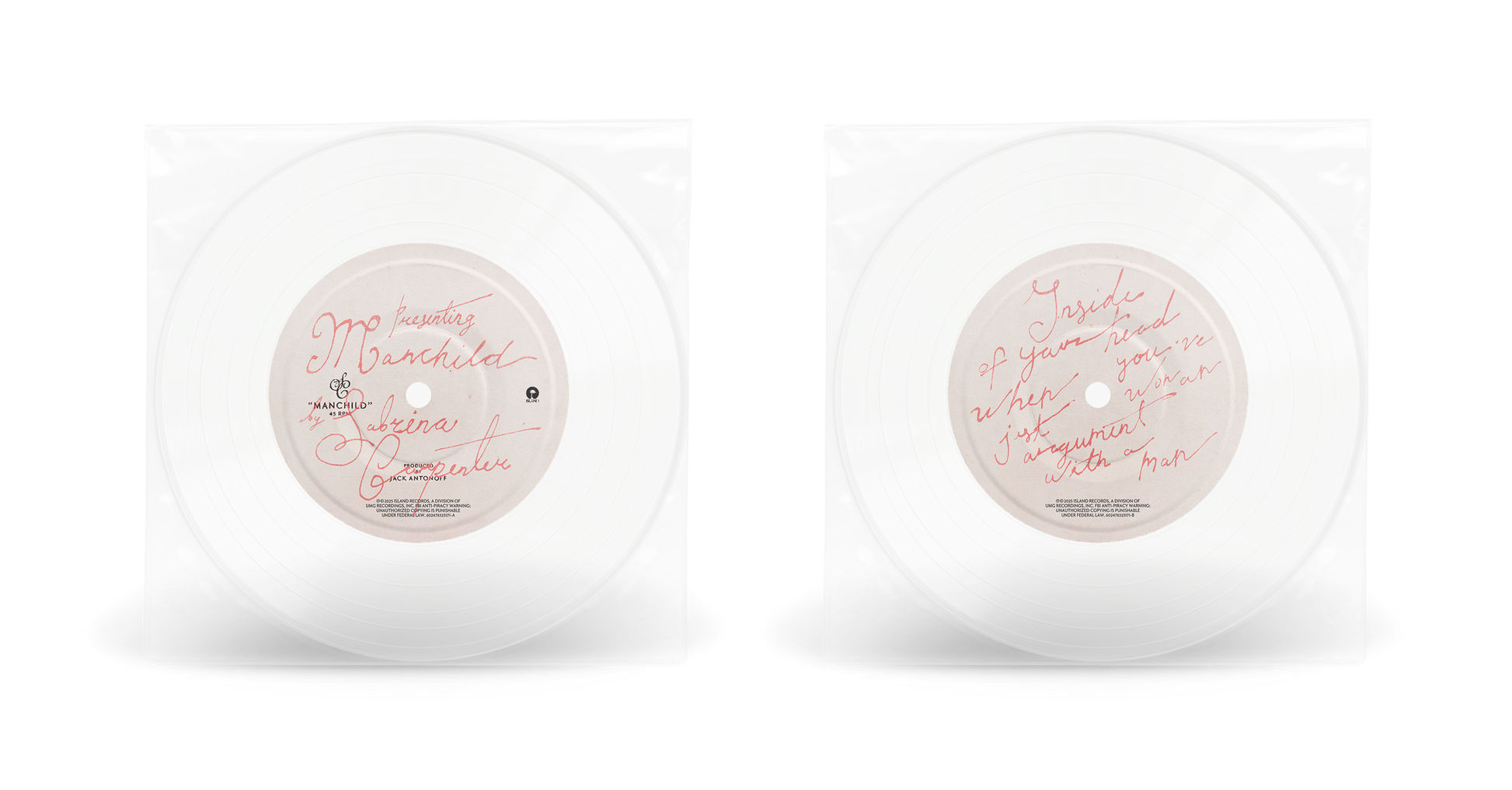 Manchild [Clear 7" Single] [Vinyl]