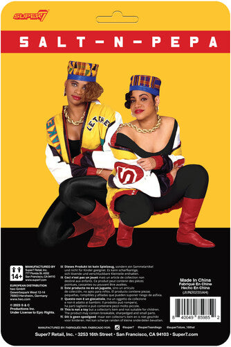 Salt-n-pepa - Super7 - Salt-N-Pepa - Reaction Figures - Salt-N-Pepa (2-Pack) (Collectible, Figure, Action Figure) [Action Figure]