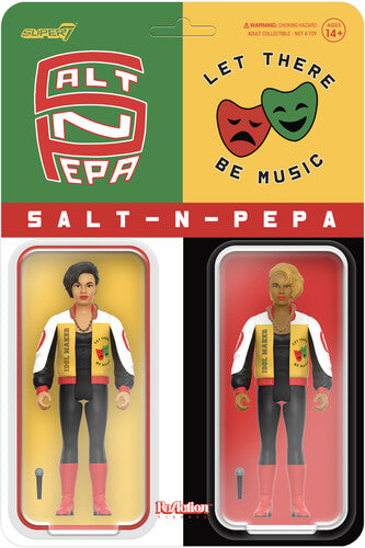 Salt-n-pepa - Super7 - Salt-N-Pepa - Reaction Figures - Salt-N-Pepa (2-Pack) (Collectible, Figure, Action Figure) [Action Figure]