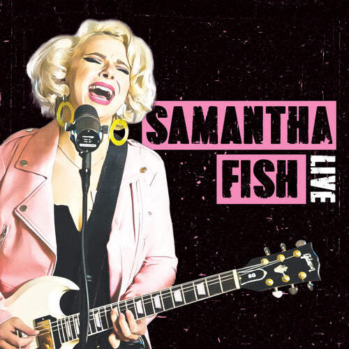 Samantha Fish Live (Colored Vinyl, Pink & White Splatter) Vinyl