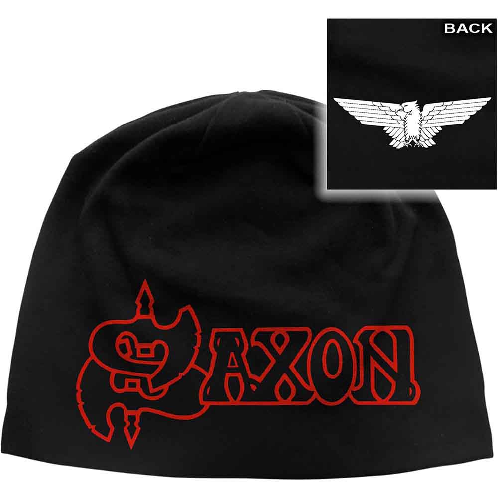 Saxon - Logotipo y águila [gorro]