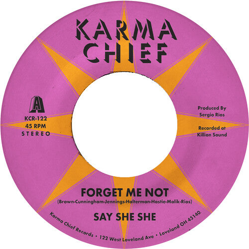 Say She She - No me olvides / Blow My Mind (sencillo de 7") [Vinilo]